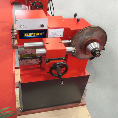 kwaliteit  1.1KW Industrial Dia 400mm Automotive Brake Disk Lathe 0.16mm/R Feeding Capatcity fabriek